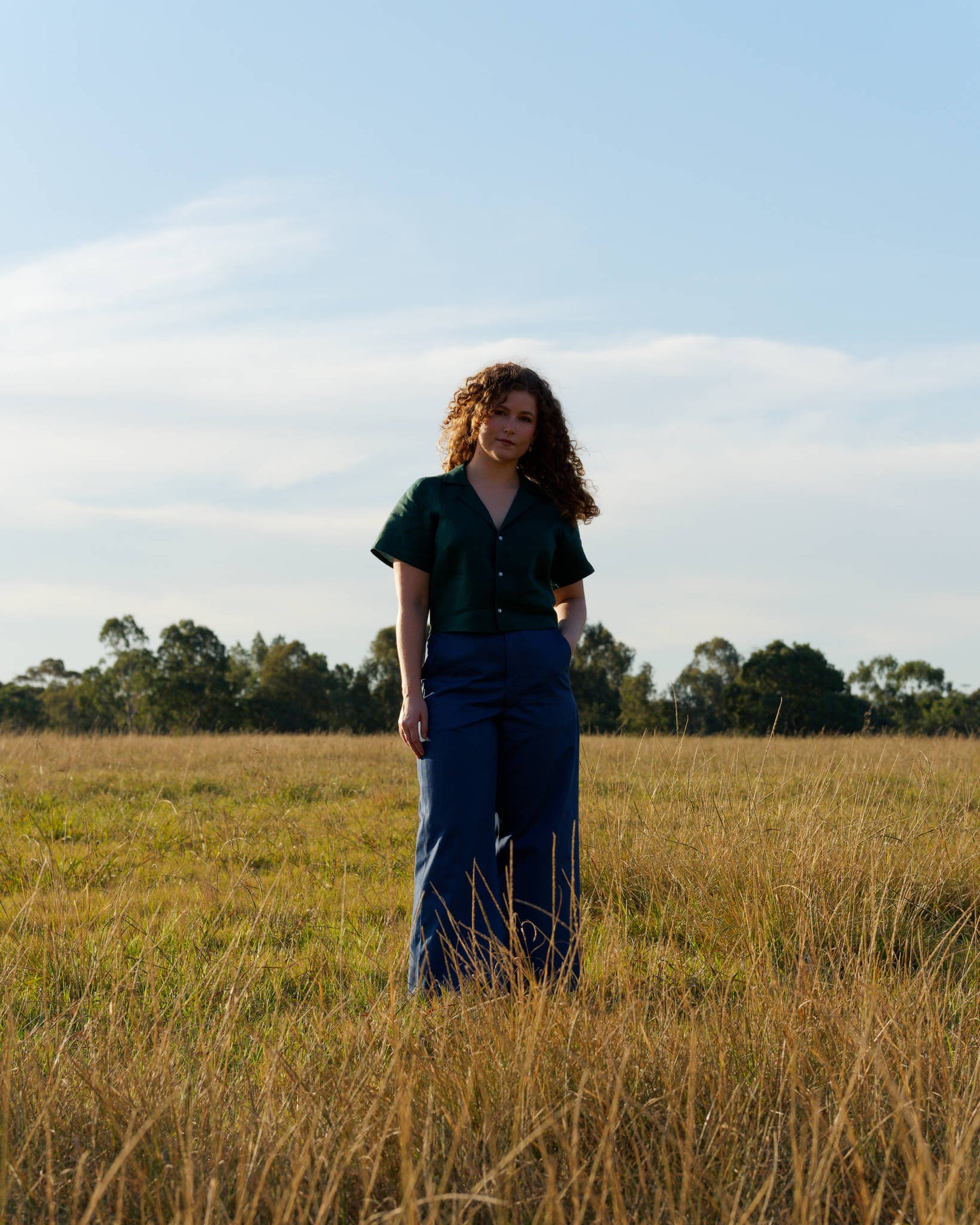 Magpie Short Sleeve Blouse