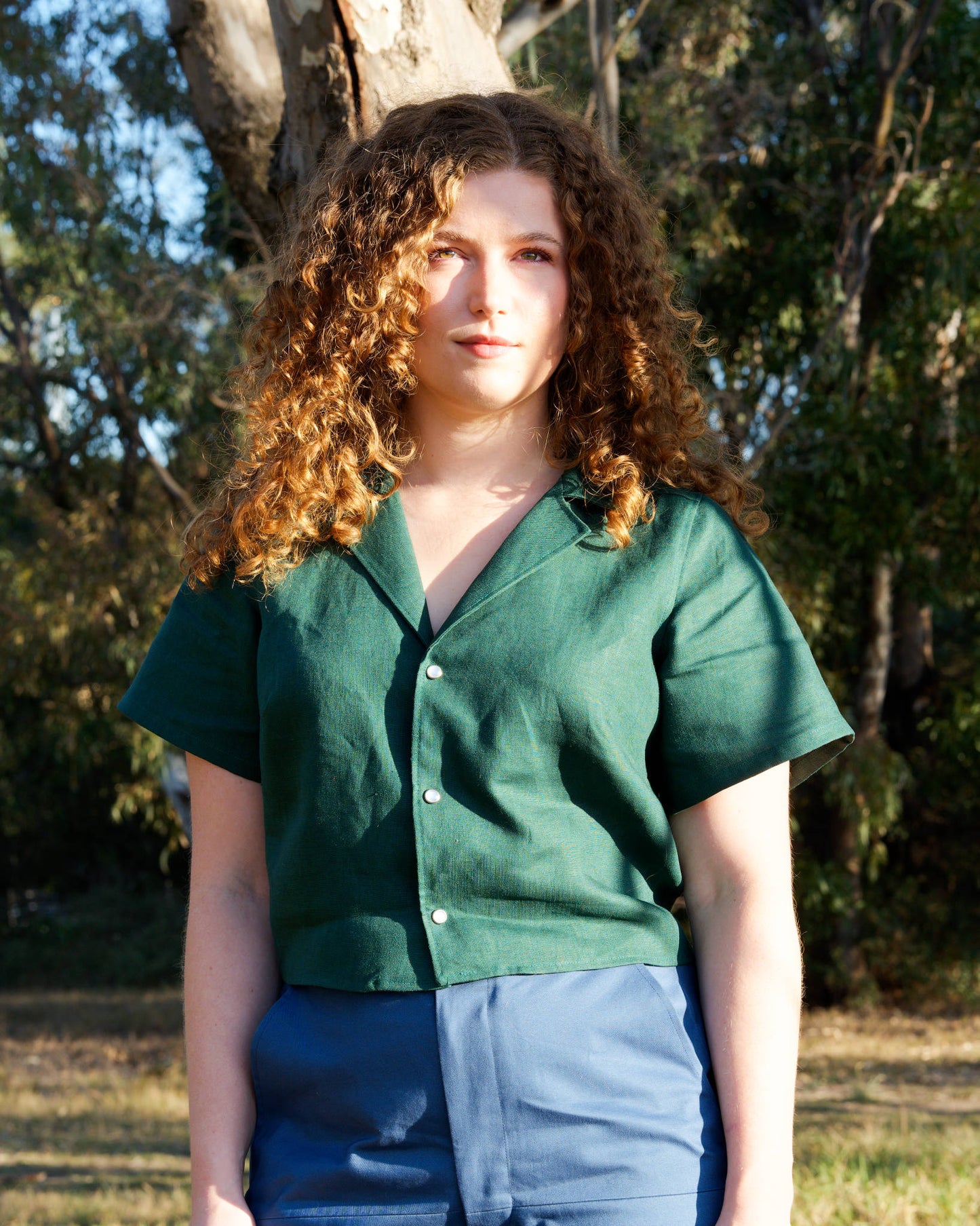 Magpie Short Sleeve Blouse