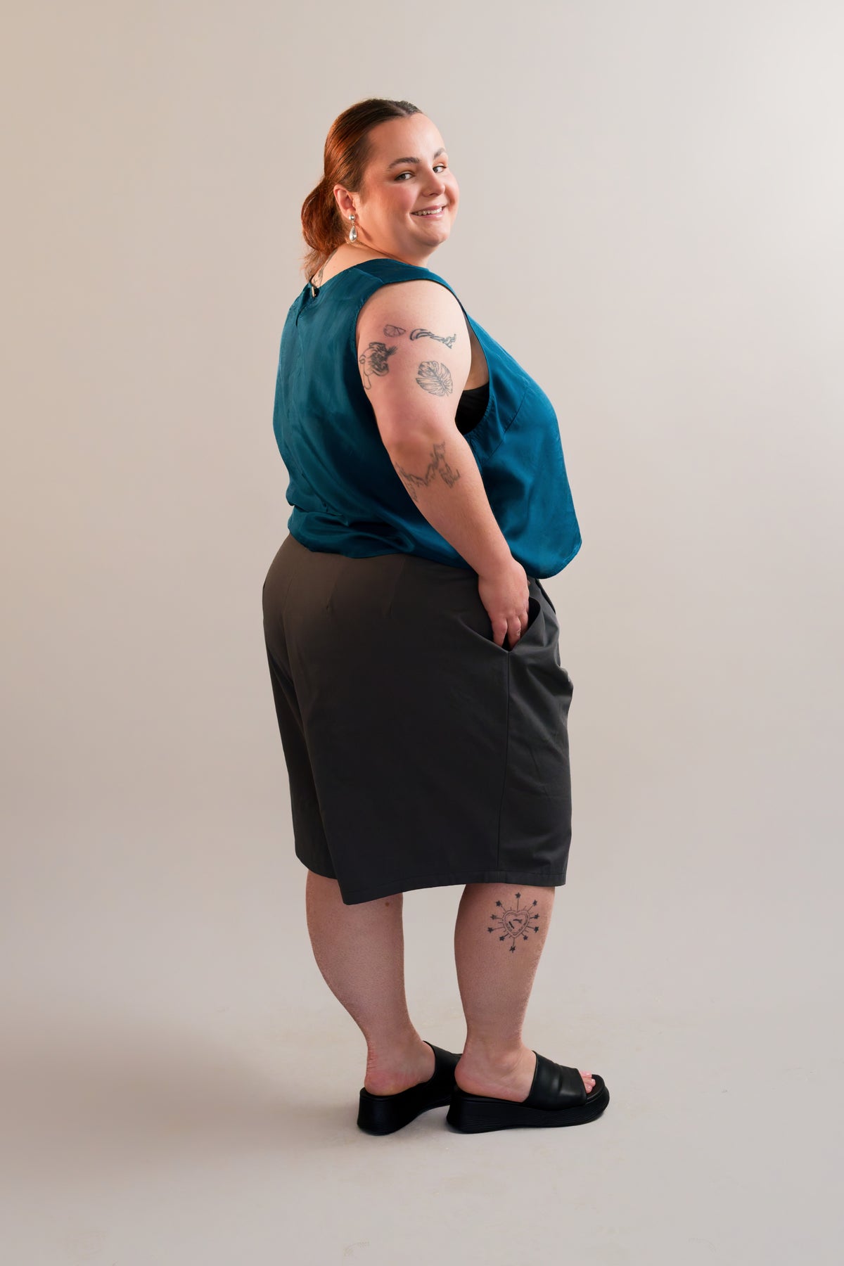 "Wombat" Pleated Shorts