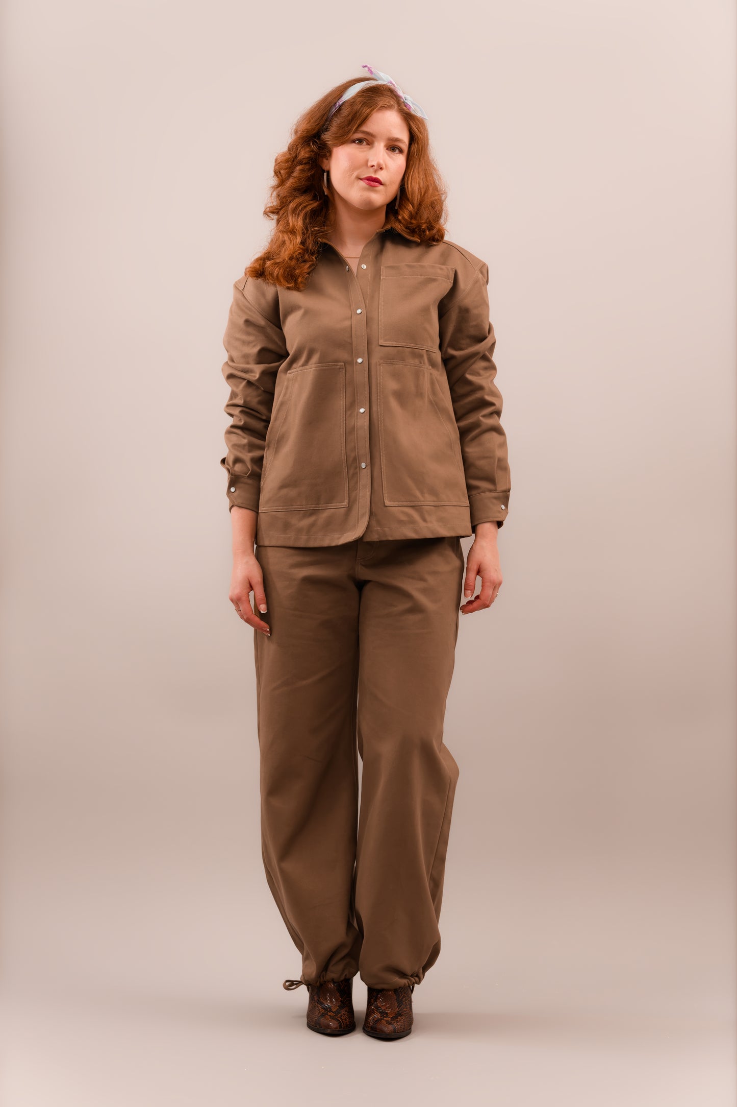 Khaki Denim Chore Jacket