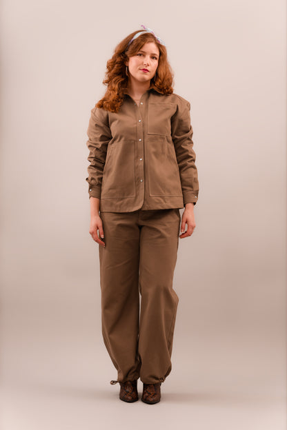 Khaki Denim Chore Jacket