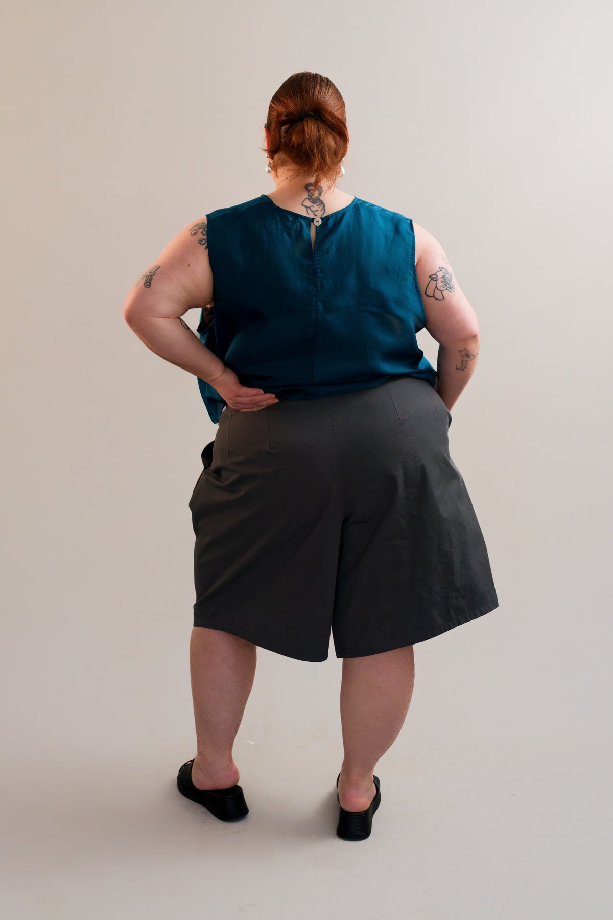 "Wombat" Pleated Shorts