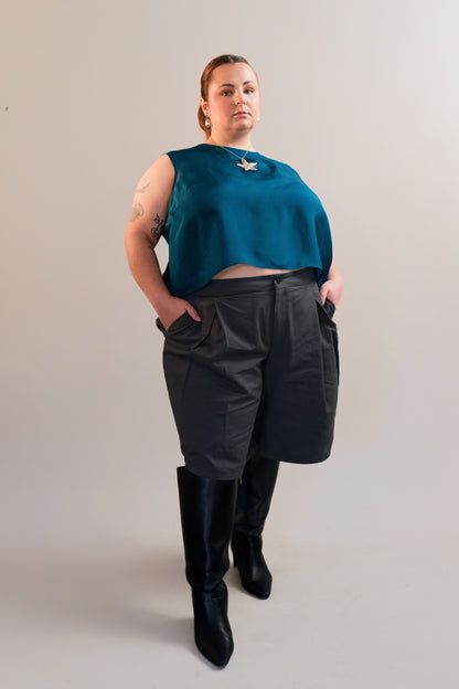 "Wombat" Pleated Shorts