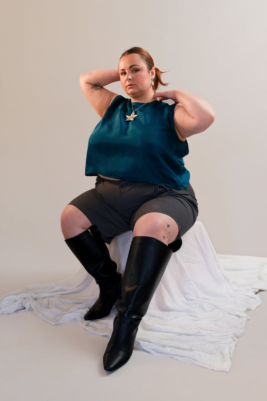 "Wombat" Pleated Shorts